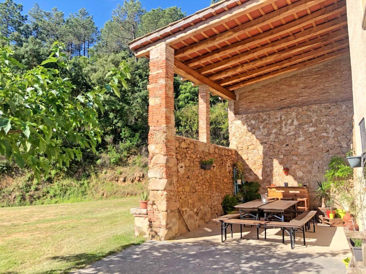 سانتا كولوما دي فارنرس Casa Rural Can Miquel - En Pleno Bosque Y Cerca De La Playa - Increibles Rutas Btt المظهر الخارجي الصورة